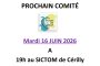 PROCHAIN COMITÉ